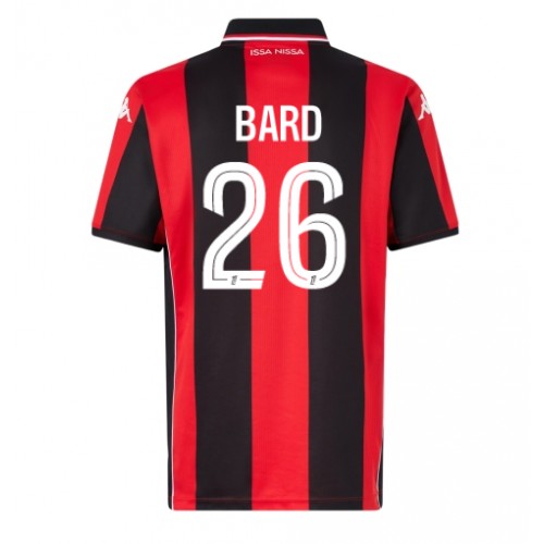 OGC Nice Melvin Bard  #26 Hemmatröja 2025-26 Kortärmad OGC Nice Melvin Bard  #26 Hemmatröja 2025-26 Kortärmad